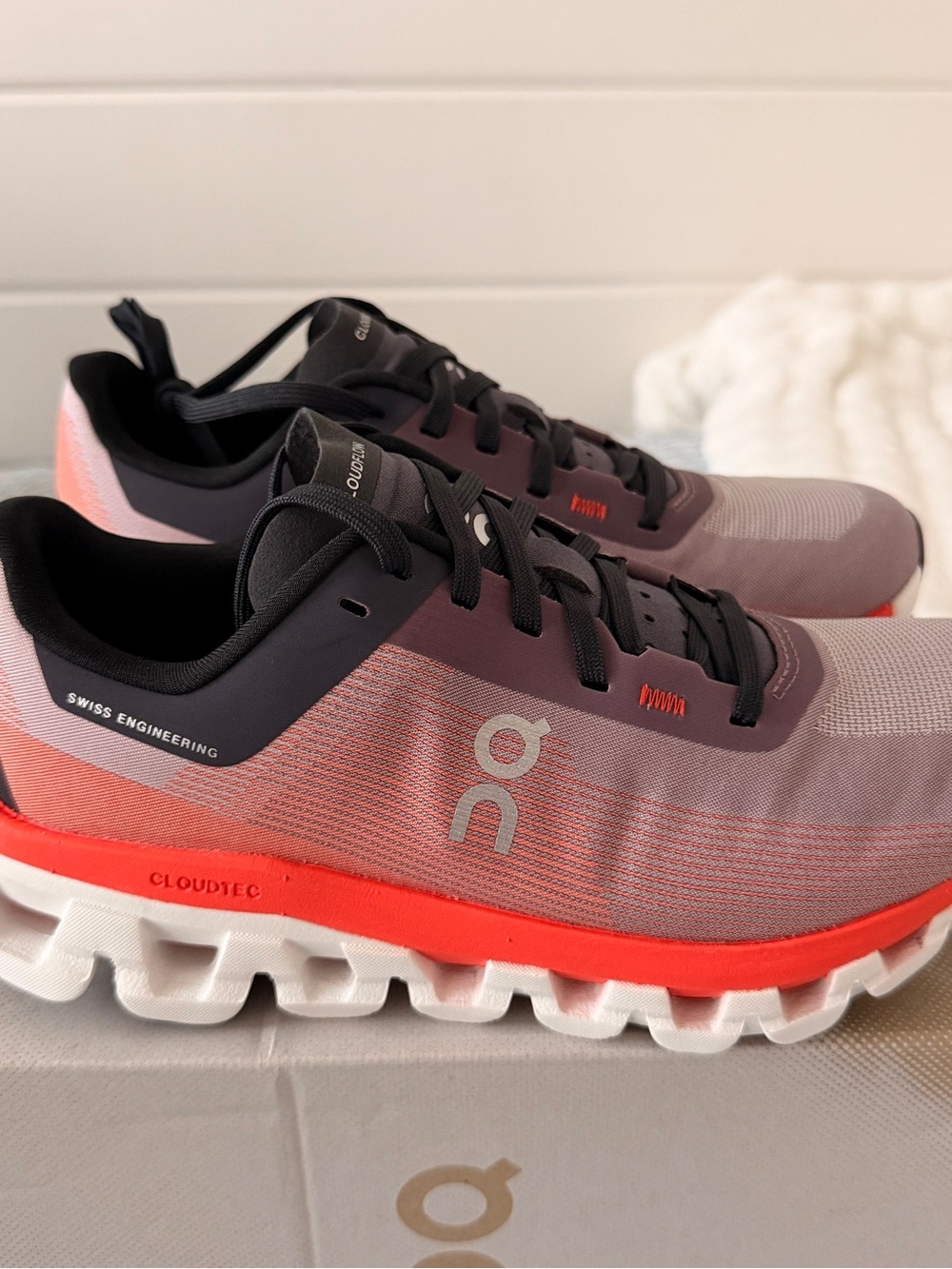 On Cloudflow 4 Running Women's Running Shoes Quartz Flame